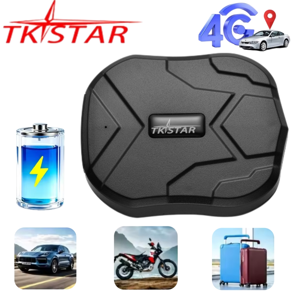 TKSTAR TK905 อุปกรณ์ระบุตําแหน่ง GPS 4G อุปกรณ์ติดตาม GPS ไร้สายสําหรับรถยนต์และทรัพย์สิน