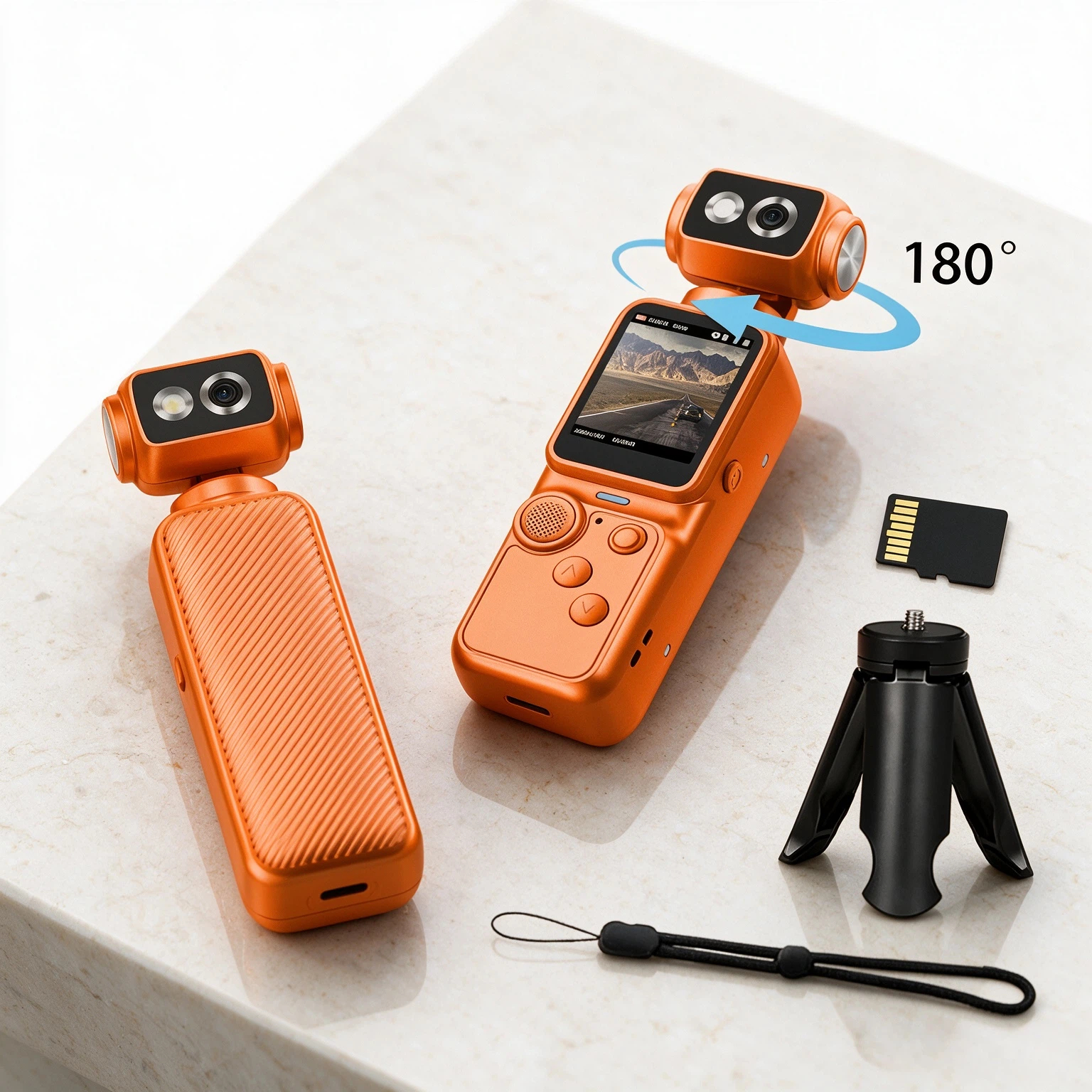 กระเป๋ามือถือกระเป๋า Camera3Mini Vlogging กล้อง 2K HD Video Loop Recording 2S 5S จับเวลายิง Digital 