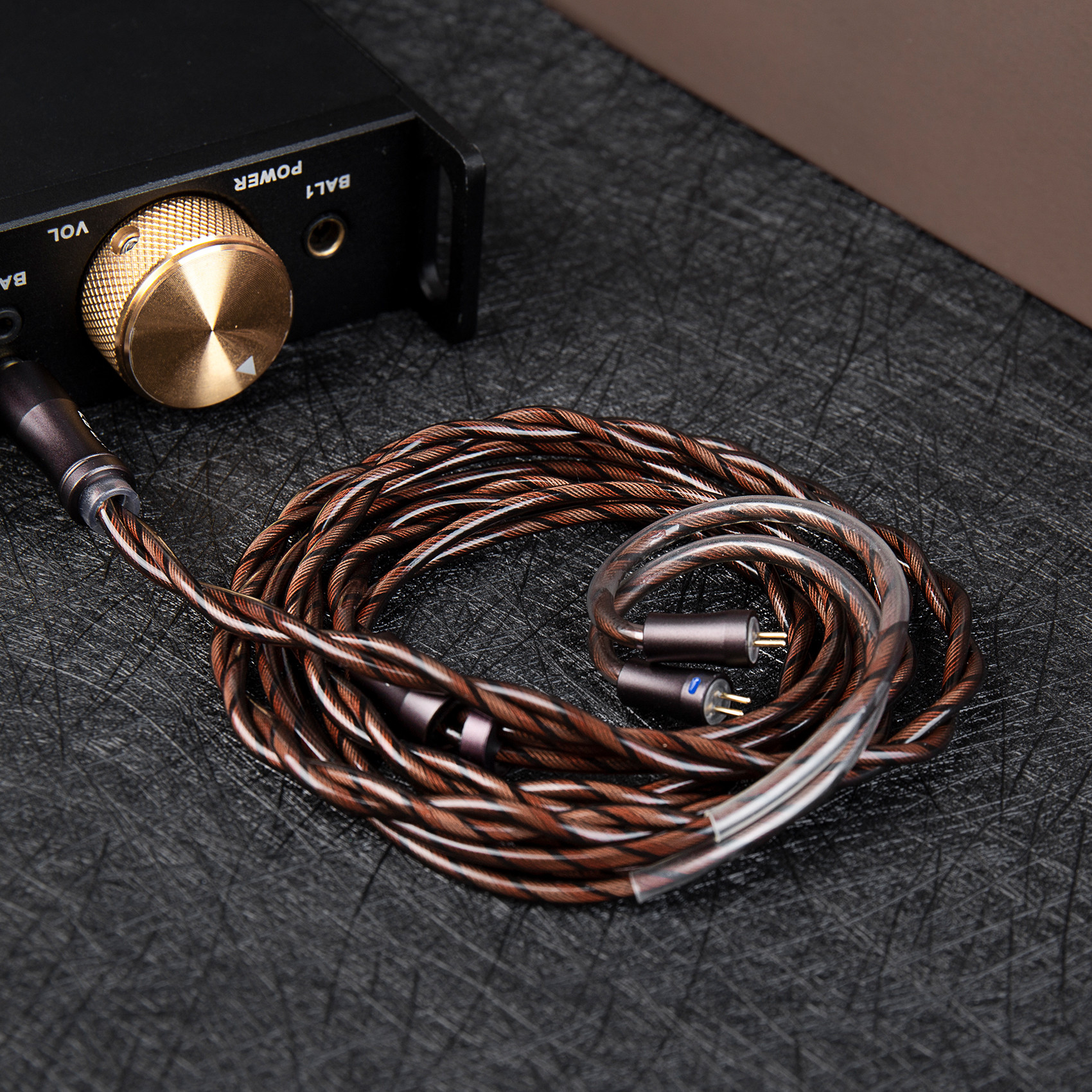 KBEAR Cadence 6N Silver-Plated Copper IEM Cable HiFi อัพเกรดสายหูฟัง