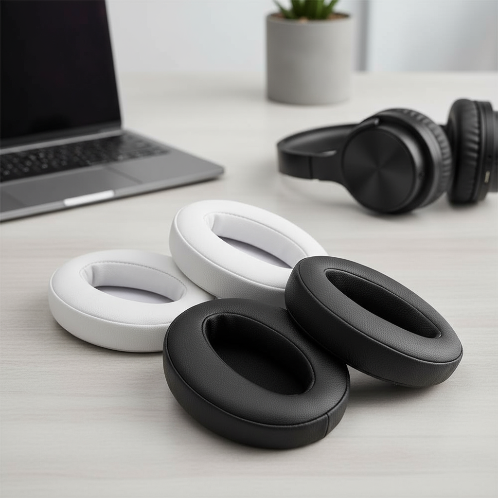 แผ่นรองหูฟังสําหรับเปลี่ยนสําหรับหูฟัง Sennheiser HD4.50BT HD4.50BTNC HD4.40BT HD4.30G HD4.20S HD458