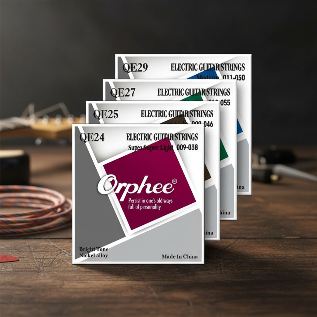 สายกีตาร์ไฟฟ้า Orphee นิกเกิลอัลลอยชุดเปลี่ยน - QE23/QE25/QE27/QE29