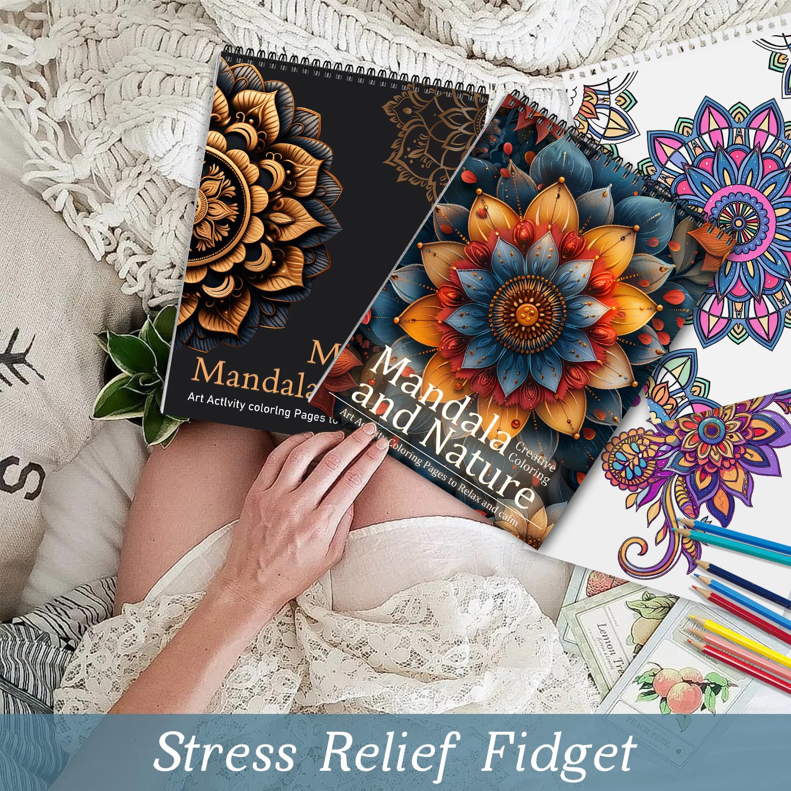 หนังสือระบายสีผู้ใหญ่ 1 ชิ้น ORIGINAL PATTERN ART ALBUM A4 กระดาษวาดภาพเส้นศิลปะ