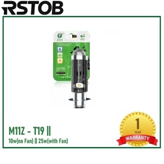 1 ชิ้น M11Z LS25 LS10 Twilight RGB 25 วัตต์ ไฟมอเตอร์ไซค์ สว่างสีขาว พร้อมพัดลมระบายความร้อน