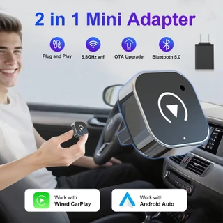 อะแดปเตอร์ CarPlay ไร้สายใหม่การเชื่อมต่ออัตโนมัติอย่างรวดเร็ว Universal Premium Mini Box Plug And Play