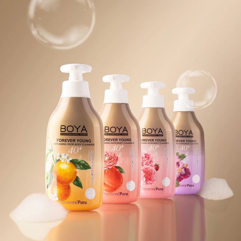 BOYA Forever Young Anti-Aging Odor Body Cleanser ครีมอาบน้ำดับกลิ่นกาย 450 มล.
