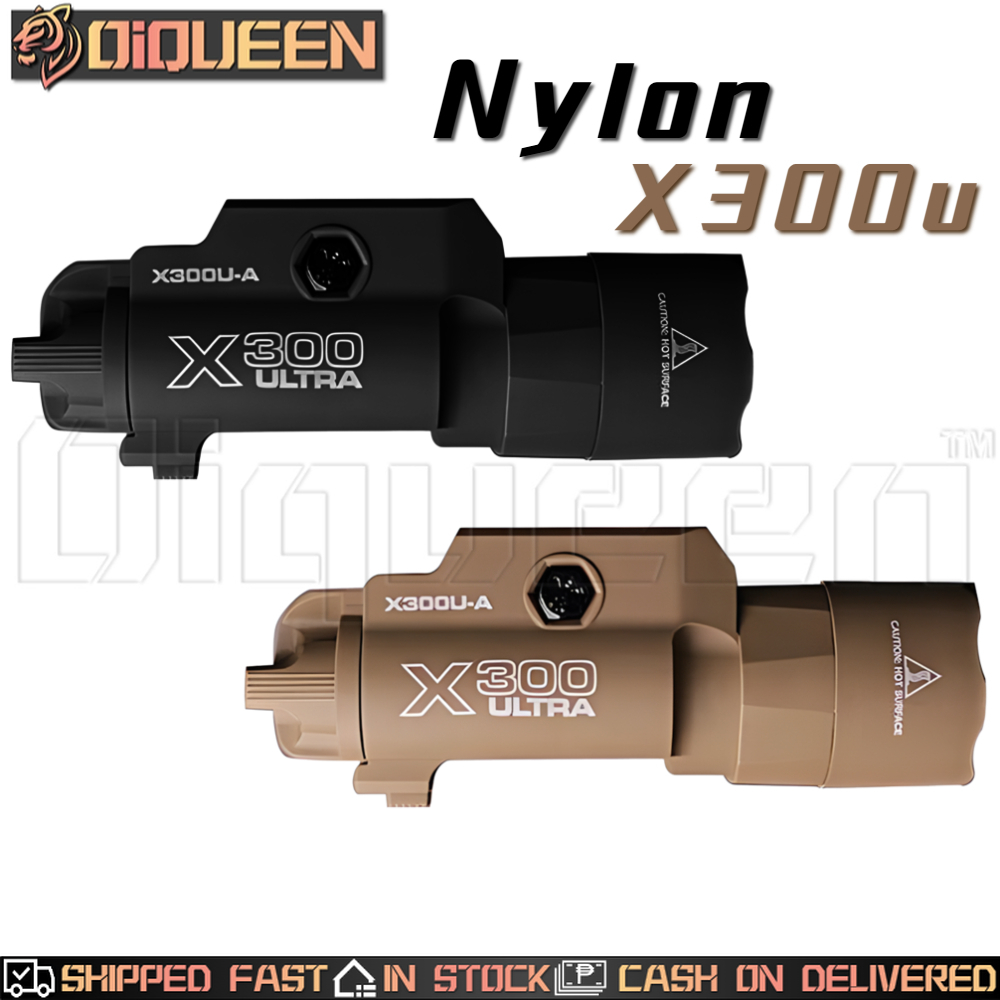 ไฟฉายไนล่อน Oiqueen X300U สําหรับอุปกรณ์เล่นกลางแจ้งและการล่าสัตว์