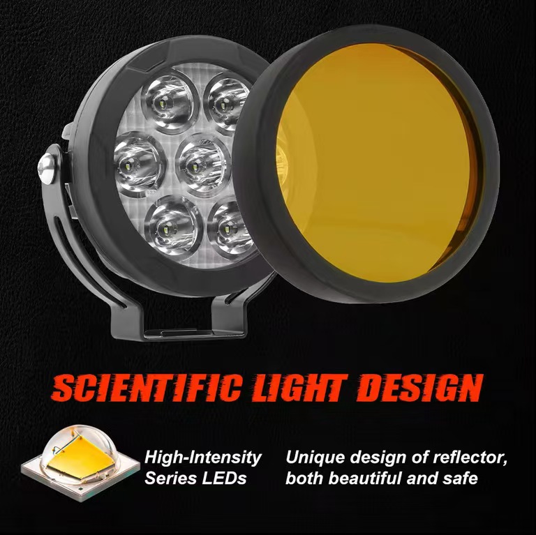เลนส์โปรเจคเตอร์ Bi LED กันน้ํา ขนาดเล็ก สําหรับขับขี่ออฟโรด