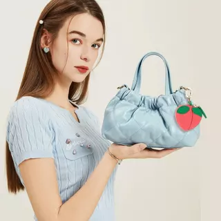 กระเป๋าเหรียญผลไม้สุดน่ารัก | ซองใส่ AirTag & หูฟังขนาดเล็ก | พวงกุญแจจัดระเบียบเครื่องประดับ