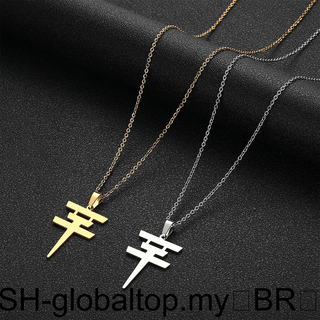 สร้อยคอโรงแรมโตเกียว สแตนเลส เครื่องประดับโลโก้ Tokio Hotel บิล เคาเล็ตซ์ ยอดนิยมข้ามพรมแดนยุโรปอเมริกา