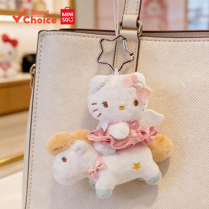 MINISO  ซานริโอ เฮลโล คิตตี้ ลิตเติ้ล เพกาซัส ซีรีส์ – น่ารัก นุ่มนิ่ม และพวงกุญแจ (สไตล์เฮลโลคิตตี้ เพกาซัส) ขนาด 16 ซม. × 8 ซม. ราคา ถูกที่สุด ดีลบีเคเค แกลเลอรีภาพที่ 2