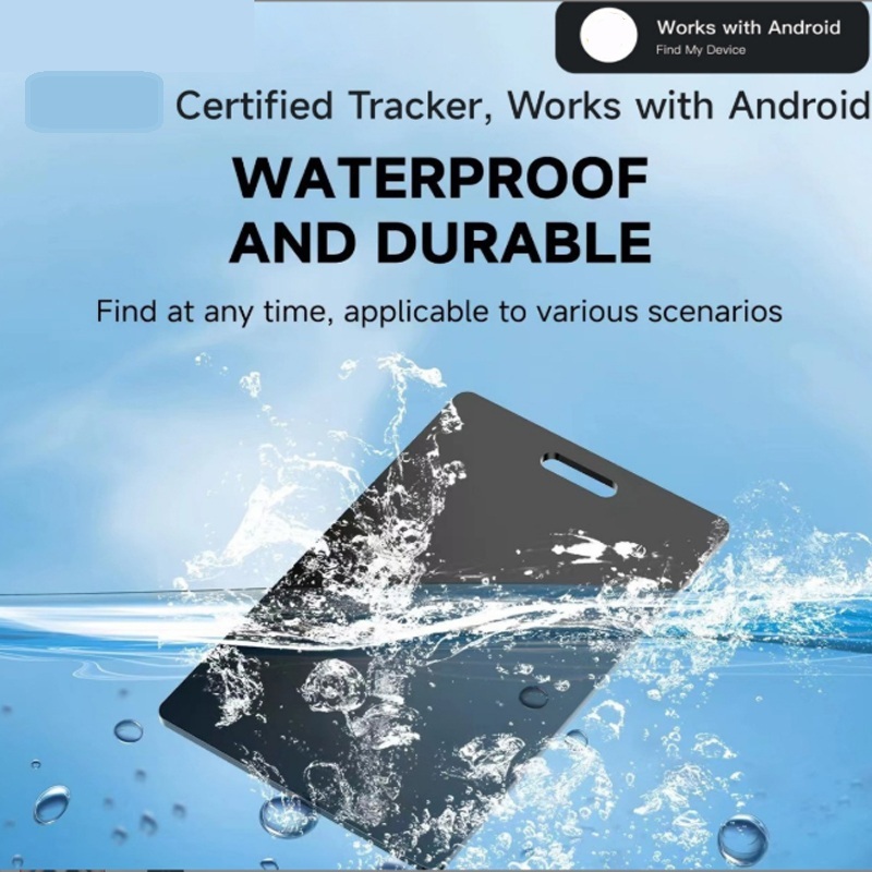 Card-Style Android Tracker & Locator กระเป๋าสตางค์ชาร์จไร้สายบางเฉียบกระเป๋าเดินทางหนังสือเดินทาง GP