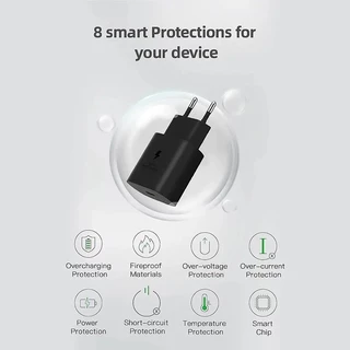 ปลั๊กชาร์จเร็ว 25W PD สําหรับ Samsung S21/S23/S24/S25 Ultra, A55, A72, อุปกรณ์เสริม