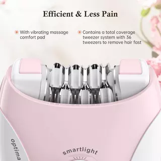 เครื่องถอนขนไฟฟ้าแบบชาร์จไฟผ่าน USB ไม่เจ็บตัว สําหรับผู้หญิง มี 36 หัวถอน เหมาะสําหรับกําจัดขนบนใบหน้าและร่างกาย