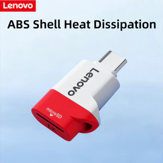 เครื่องอ่านบัตร Lenovo USB 3.2 OTG Type C Micro SD สําหรับสมาร์ทโฟนและแล็ปท็อป เสียบแล้วใช้งานได้เลย