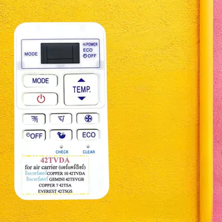 รีโมทแอร์ Carrier รหัส 42TVDA และ 43T6V