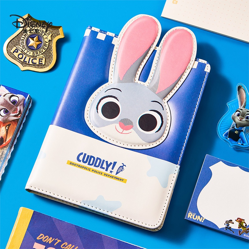 Disney A5 Leather-Bound Notebook School Supplies Student Planner Cute Zootopia Notebook ราคา ถูกที่สุด ดีลบีเคเค แกลเลอรีภาพที่ 5