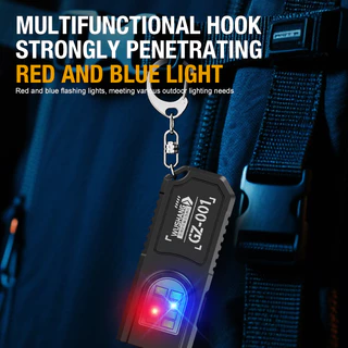 ไฟฉาย LED COB แบบพวงกุญแจ ชาร์จไฟผ่าน USB ขนาดมินิ น้ําหนักเบา แข็งแรง ติดแม่เหล็กได้ เหมาะสําหรับการทํางานกลางแจ้ง