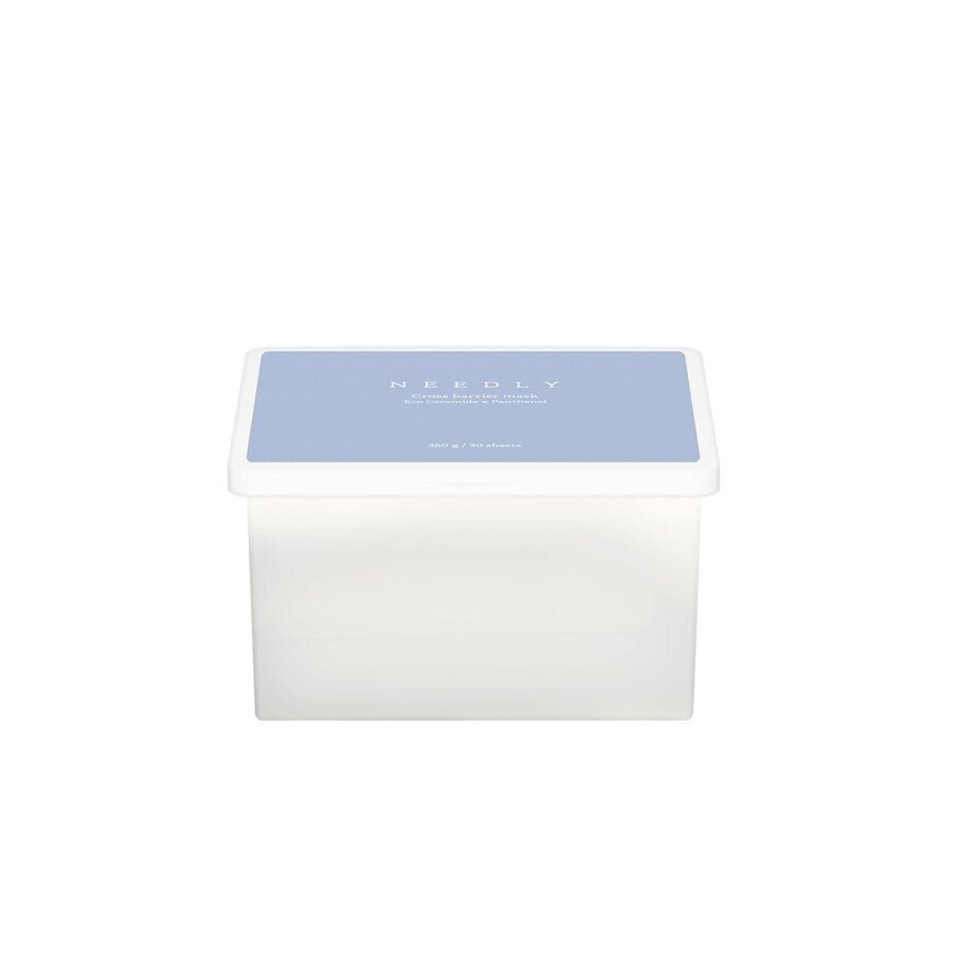 NEEDLY Crossbarrier Mask มาสก์บำรุงผิวหน้า เสริมเกราะป้องกันผิว ฟื้นฟูผิวให้นุ่มและแข็งแรง จำนวน 30 แผ่น