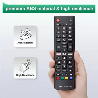 รีโมทคอนโทรลสมาร์ททีวีสากลสําหรับ Lg Akb75095307 Lcd Led Hdtv Tvs Lj/Uj Serie