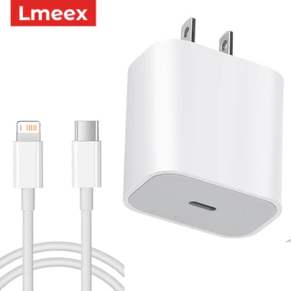 ที่ชาร์จเร็ว 20W สําหรับ iPhone 13 mini, 12, 11 Pro, 14 Pro Max Plus, X, XR, XS พร้อมสายชาร์จเร็ว 1 เมตร