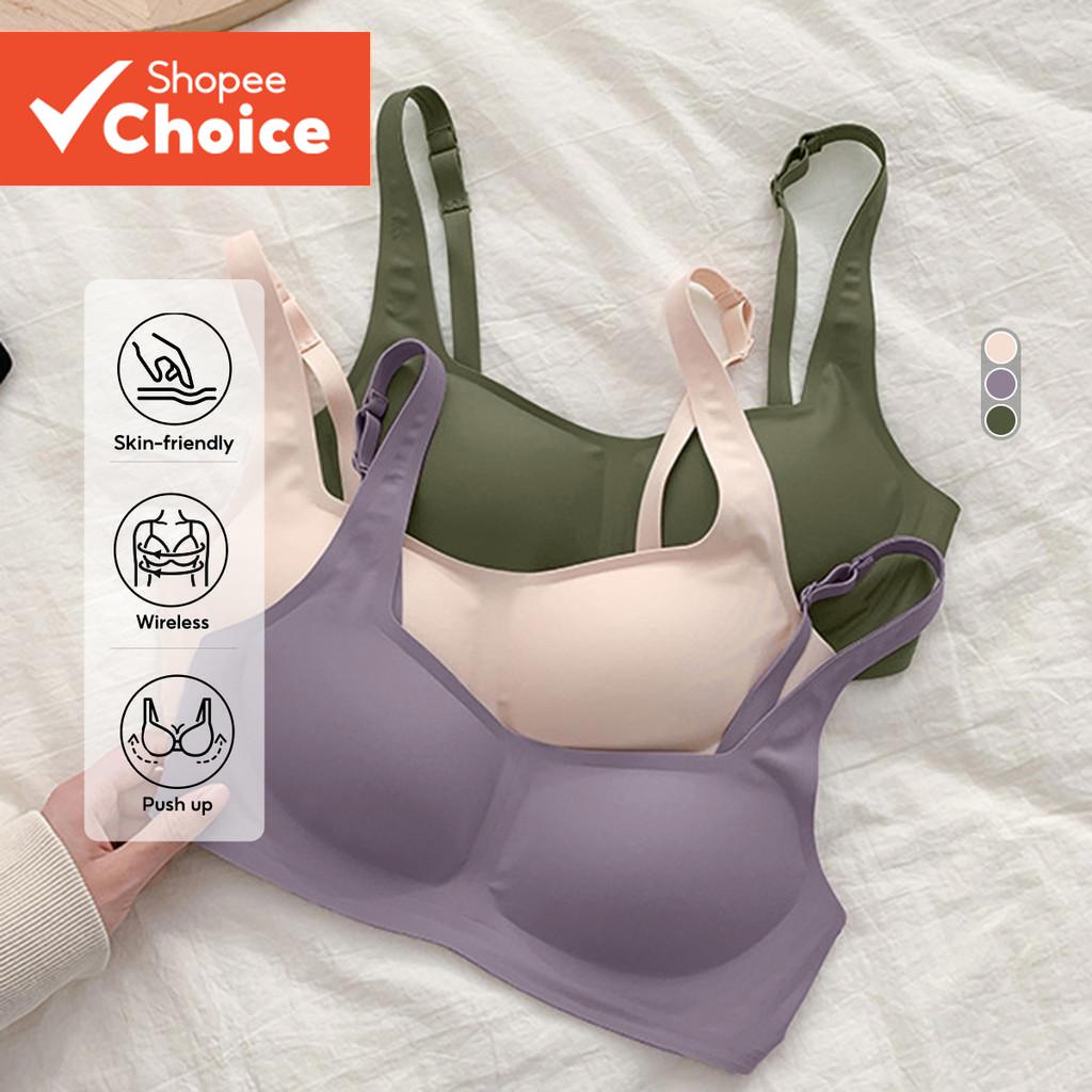 โลวิโต เสื้อชั้นในหัวเข็มขัด Bralette ระบายอากาศเซ็กซี่ไร้รอยต่อสําหรับผู้หญิง LNL43214