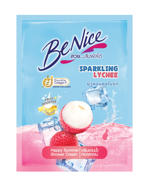 [Gift] บีไนซ์ แฮปปี้ ซัมเมอร์ สปาร์คกลิ้ง ไลชี่ ชาวเวอร์ ครีม 20 มล. (สินค้าสมนาคุณงดจำหน่าย)