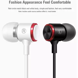หูฟังสเตอริโอโลหะ SPRISE Extra Bass มาพร้อมกับเคสหูฟัง ระบบตัดเสียงรบกวน สายต่อแบบ Universal 3.5mm