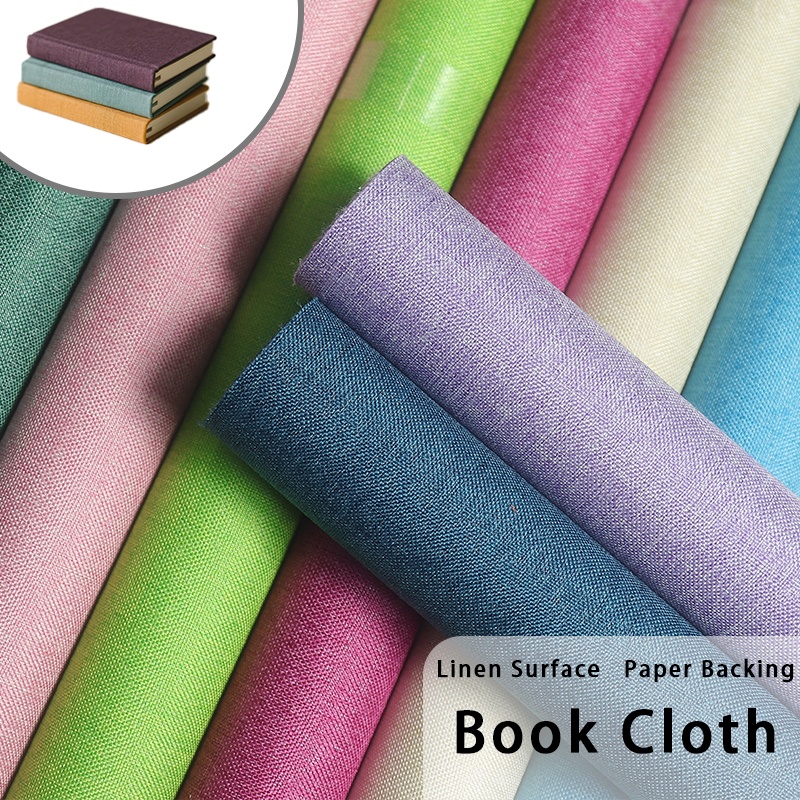 Bookbinding ผ้าผ้าลินิน Protector 20x500 ซม.ม้วนอัลบั้ม Wrapper หมายเหตุ Bookpocket ไวท์บอร์ด Notebook Journal Notebook DIY สมุดภาพกระดาษติดต่อ