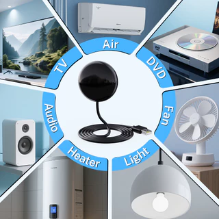 Tuya สมาร์ท WiFi Universal IR รีโมทคอนโทรลสําหรับทีวีเครื่องปรับอากาศ Alexa Google Home Yandex