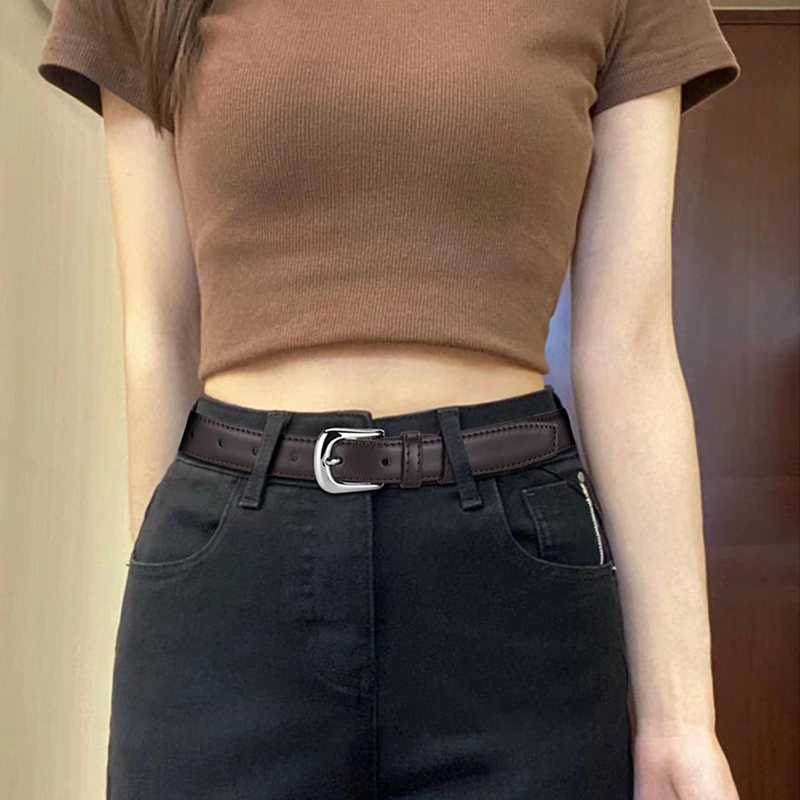 ชุดสายรัดเอวผู้หญิง 1/2/3 ชิ้น แฟชั่นใส่ได้ทุกลุค รัด修身ด้วยเข็มขัด PU เรียบง่าย แมตช์กับเดรส เสื้อเชิ้ต แจ็คเก็ต โค้ท หรือกางเกงยีนส์ก็ได้ เหมาะเป็นของขวัญ的日常之选 ราคา ถูกที่สุด ดีลบีเคเค แกลเลอรีภาพที่ 6