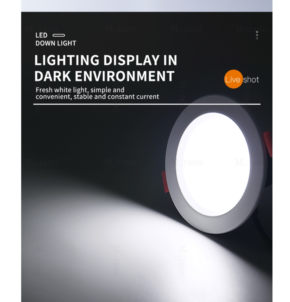 Lamptan Ultra Slim LED Downlight ขายส่ง - ไฟเพดานสําหรับเทศกาลฤดูใบไม้ผลิตรุษจีน