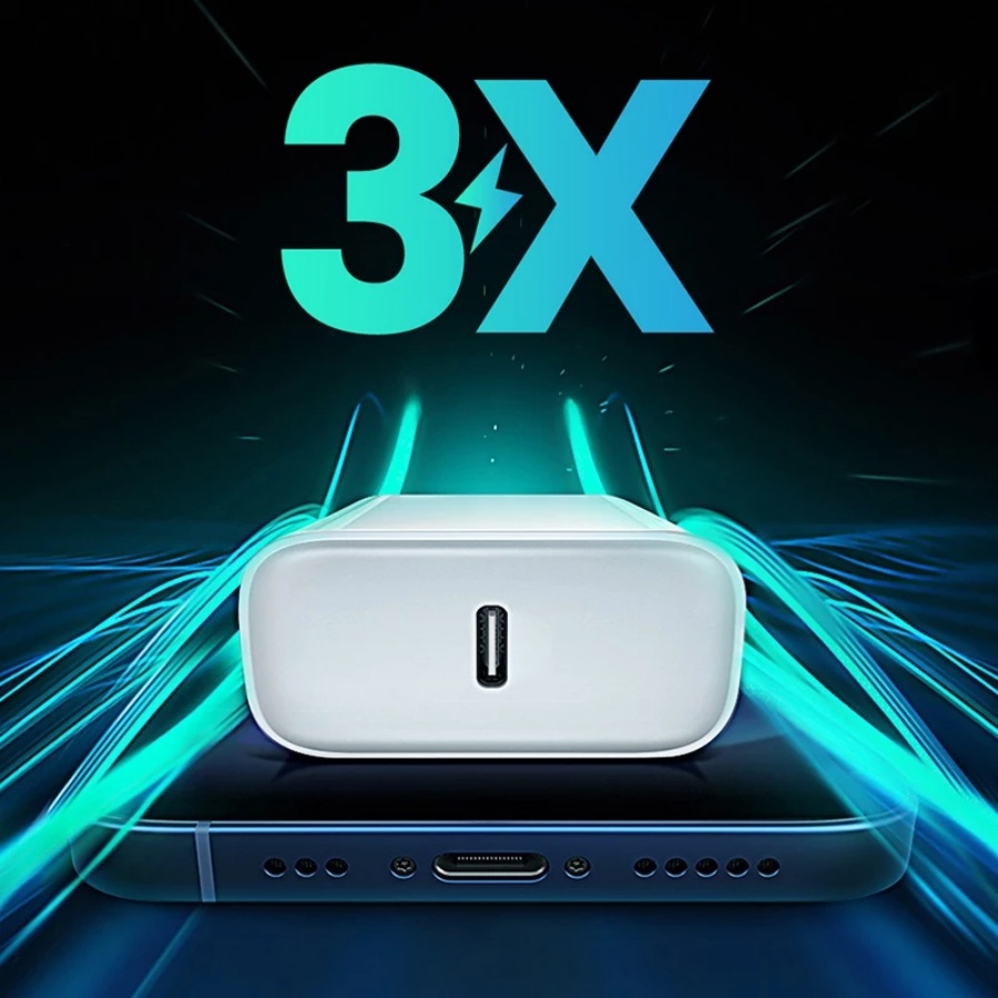 PD 20W 30W หัวชาร์จเร็วพร้อมสายชาร์จเร็วสําหรับ iPhone 14 13 Pro Max ราคา ถูกที่สุด ดีลบีเคเค แกลเลอรีภาพที่ 2