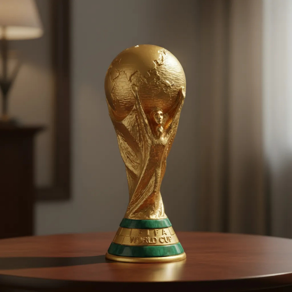 2026 FIFA World Cup Trophy Life Size Home Decor, 27 ซม.ได้รับใบอนุญาตอย่างเป็นทางการ, แฟนฟุตบอลสะสม, ขายร้อน