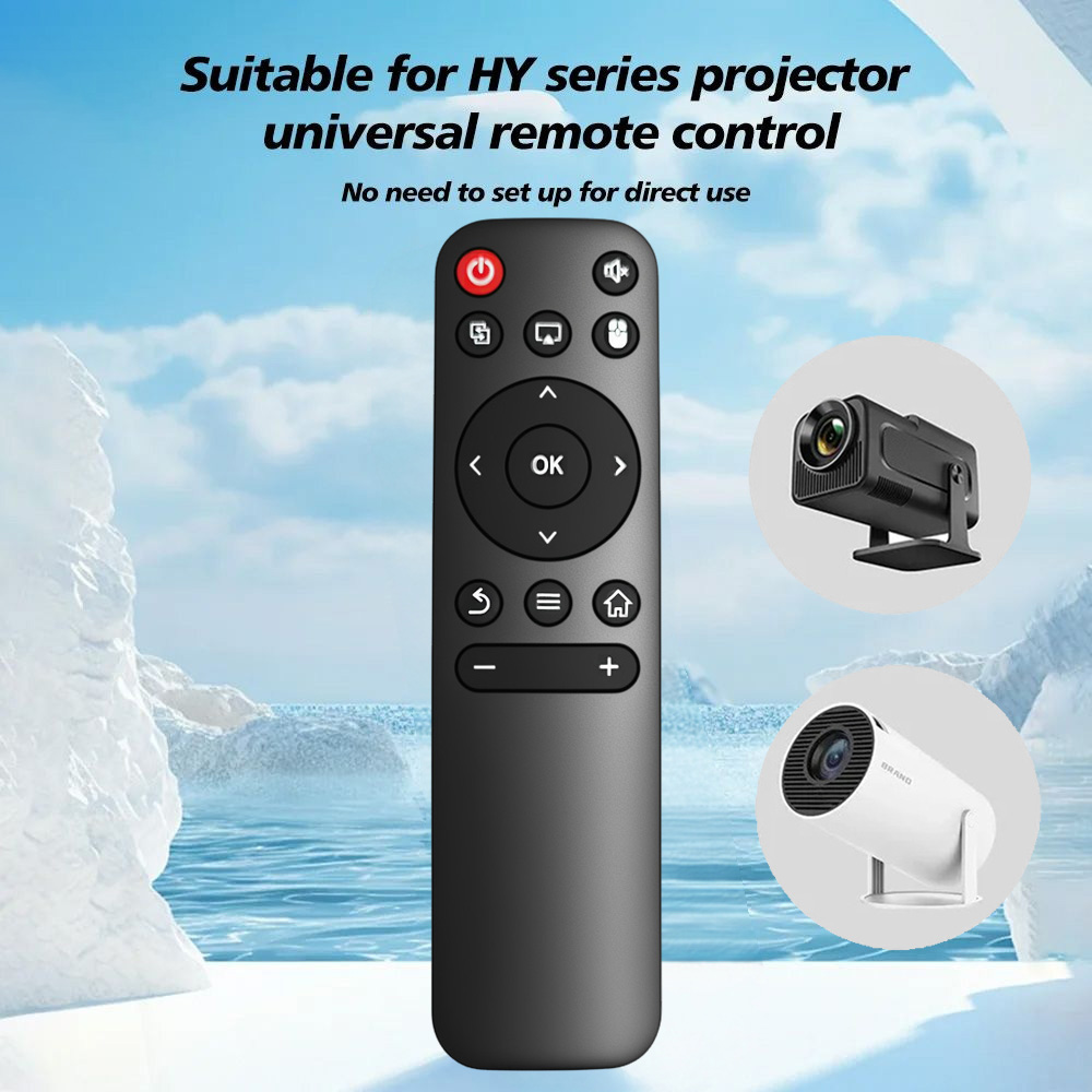 รีโมทสากล MSV-015 2.4G พร้อมการเรียนรู้อินฟราเรด สําหรับกล่องทีวีแอนดรอยด์ โปรเจคเตอร์พกพา HY-300 HY