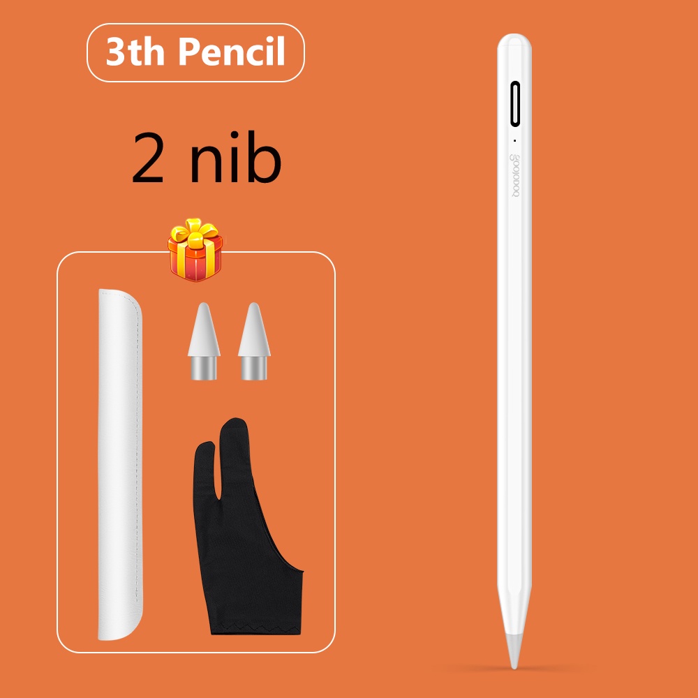 GOOJODOQ รุ่น GD03 ปากกาทัชสกรีน สไตลัส 3rd Gen สำหรับ iP Pencil 1 และ 2