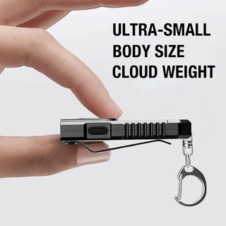ไฟฉาย LED COB แบบพวงกุญแจ ชาร์จไฟผ่าน USB ขนาดมินิ น้ําหนักเบา แข็งแรง ติดแม่เหล็กได้ เหมาะสําหรับการทํางานกลางแจ้ง