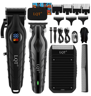 ปัตตาเลี่ยนไฟฟ้าสําหรับผู้ชายมืออาชีพ LQT พร้อมจอแสดงผลดิจิต…