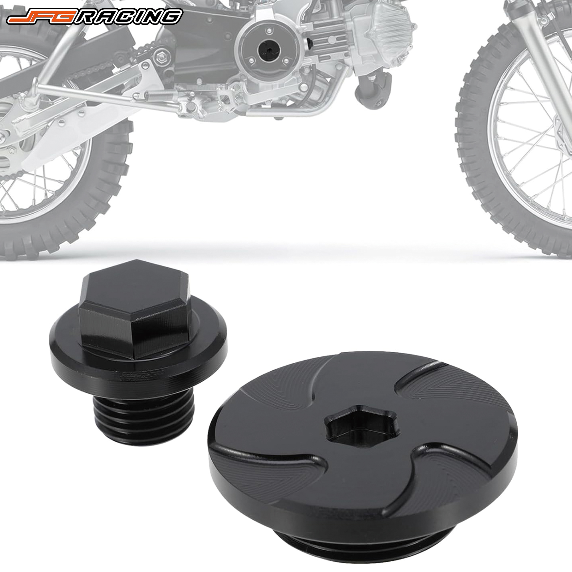 น็อตฝาครอบจังหวะเครื่องยนต์ มอเตอร์ไซค์ CNC สําหรับ KLX 110 140 KLX110 KLX110L KLX140 KLX140L KLX140