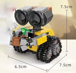 ของเล่นบล็อกตัวต่อ - หุ่นยนต์ WALL-E - ปริศนา 3 มิติ บล็อกขนาดเล็ก