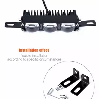 แถบไฟ LED บาง 60W ไฟตัดหมอกแบบสองสี เหลือง/ขาว สําหรับ UTV ATV รถออฟโรด