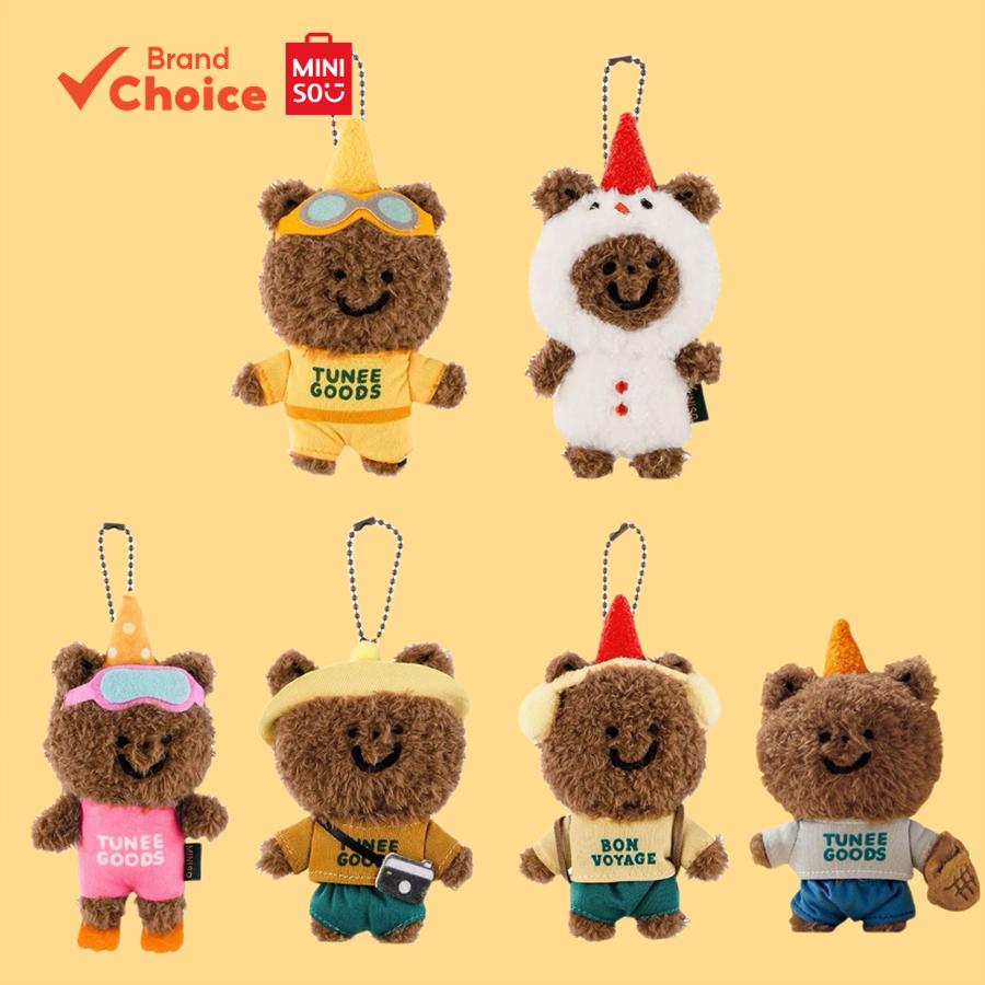 MINISO  tunee สินค้าซีรีส์ ตุ๊กตาลิมิเต็ดแสนน่ารัก นุ่มนิ่ม น่าสะสม ขนาด 15ซม. × 10ซม.