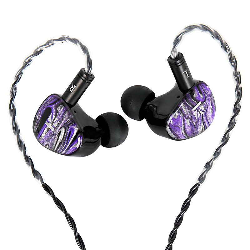 หูฟังอินเอียร์ KBEAR Alkaid KB03 หูฟังมีสายสําหรับเล่นเกมแบบเสียบหู 1DD 1BA ไฮบริดกระดูกนําเสียง หูฟ