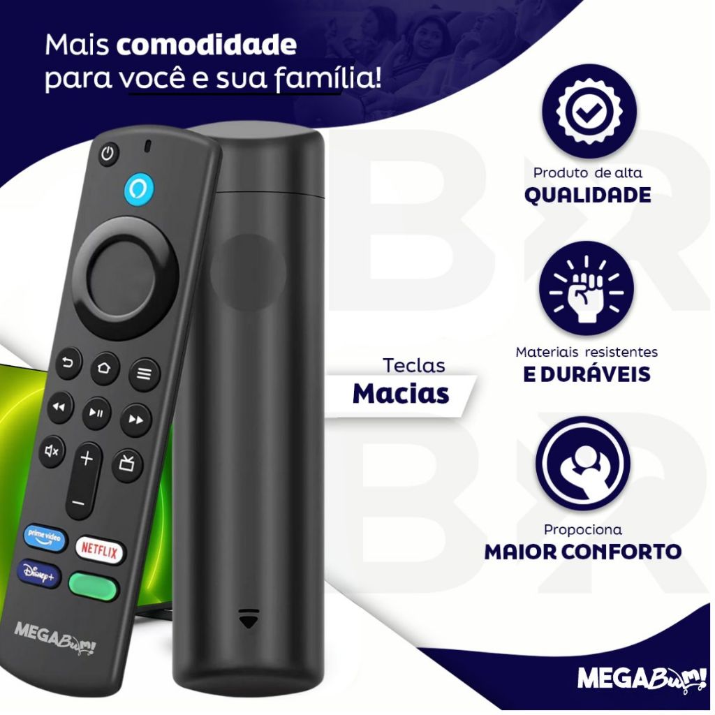 รีโมทเสียงสําหรับ Amazon Fire Stick 4K & Fire Stick TV (Alexa)