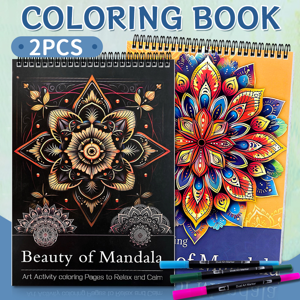 1 ชิ้นหนังสือระบายสีเด็ก A4 THICK กระดาษ SKETCH BLOCK EXQUISITE PATTERN