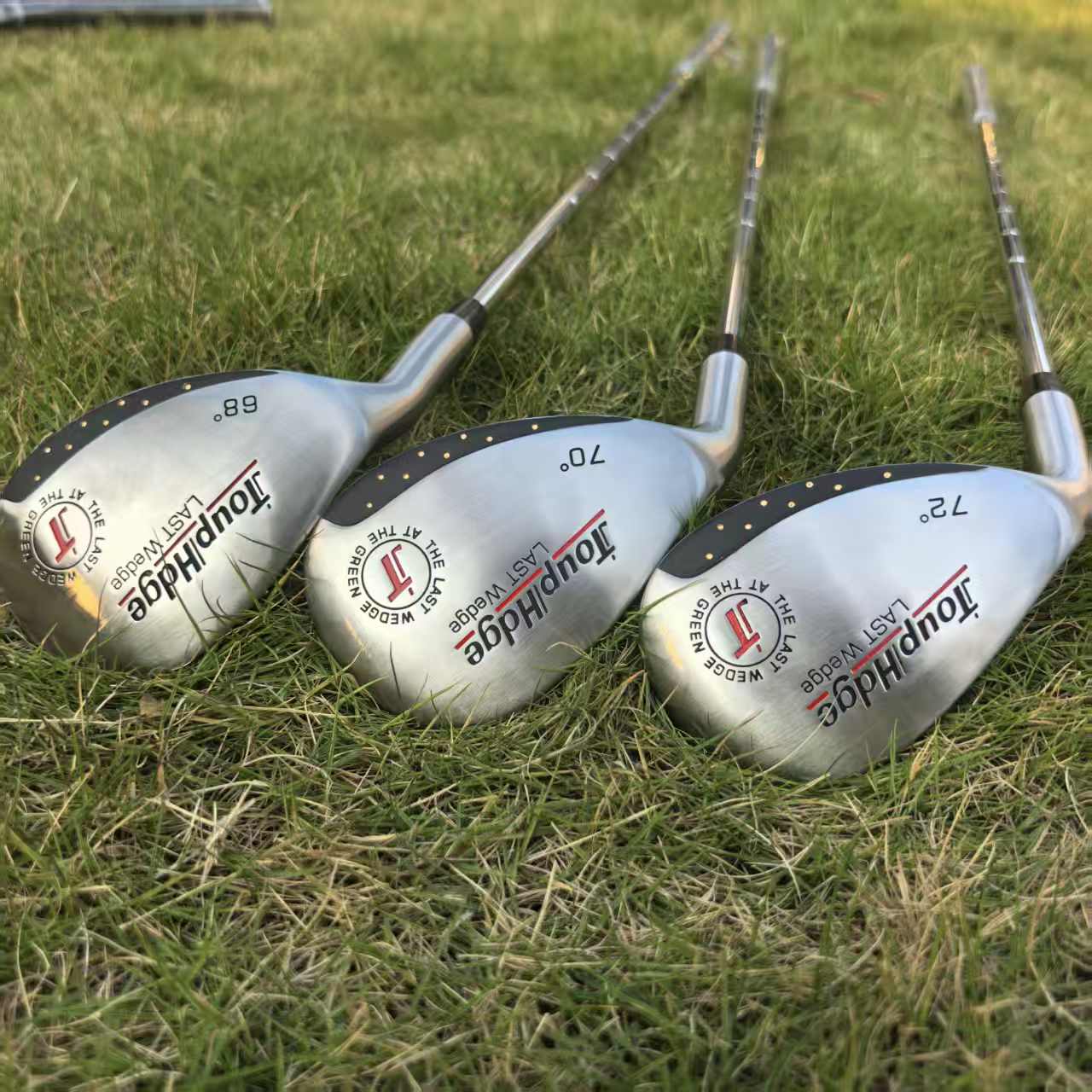 ซ้าย Handed Golf Club Blade Wedge Approach Wedge Lob Wedge Zero Bounce 66 68 70 72 องศา