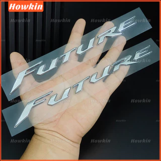 HCM 2 ชิ้น Future 125 Hard นูน 3D สติกเกอร์คุณภาพระดับพรีเมียมเปลี่ยนรูปลอกกาว