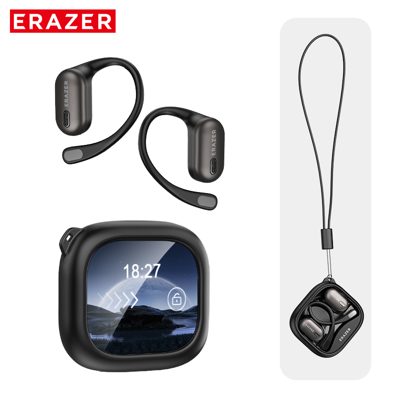 หูฟังไร้สายอัจฉริยะ ERAZER XF38 แปลแบบเรียลไทม์ บลูทูธ 5.4 พร้อมจอ LED หูฟังธุรกิจพร้อมไมค์ โทรคมชัด