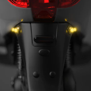 2PCS รถจักรยานยนต์ Mini LED ไฟเลี้ยวด้านข้าง Universal ตัวบ่งชี้สําหรับ Yamaha LC Y15 Y16 R15 R25 & Honda ADV RS150