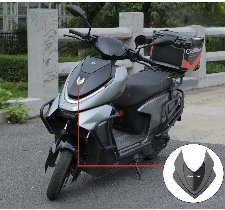 สติกเกอร์โลหะมอเตอร์ไซค์ สําหรับ PCX150 PCX125 PCX 125 150 สติกเกอร์โลโก้ตกแต่งปรับแต่ง