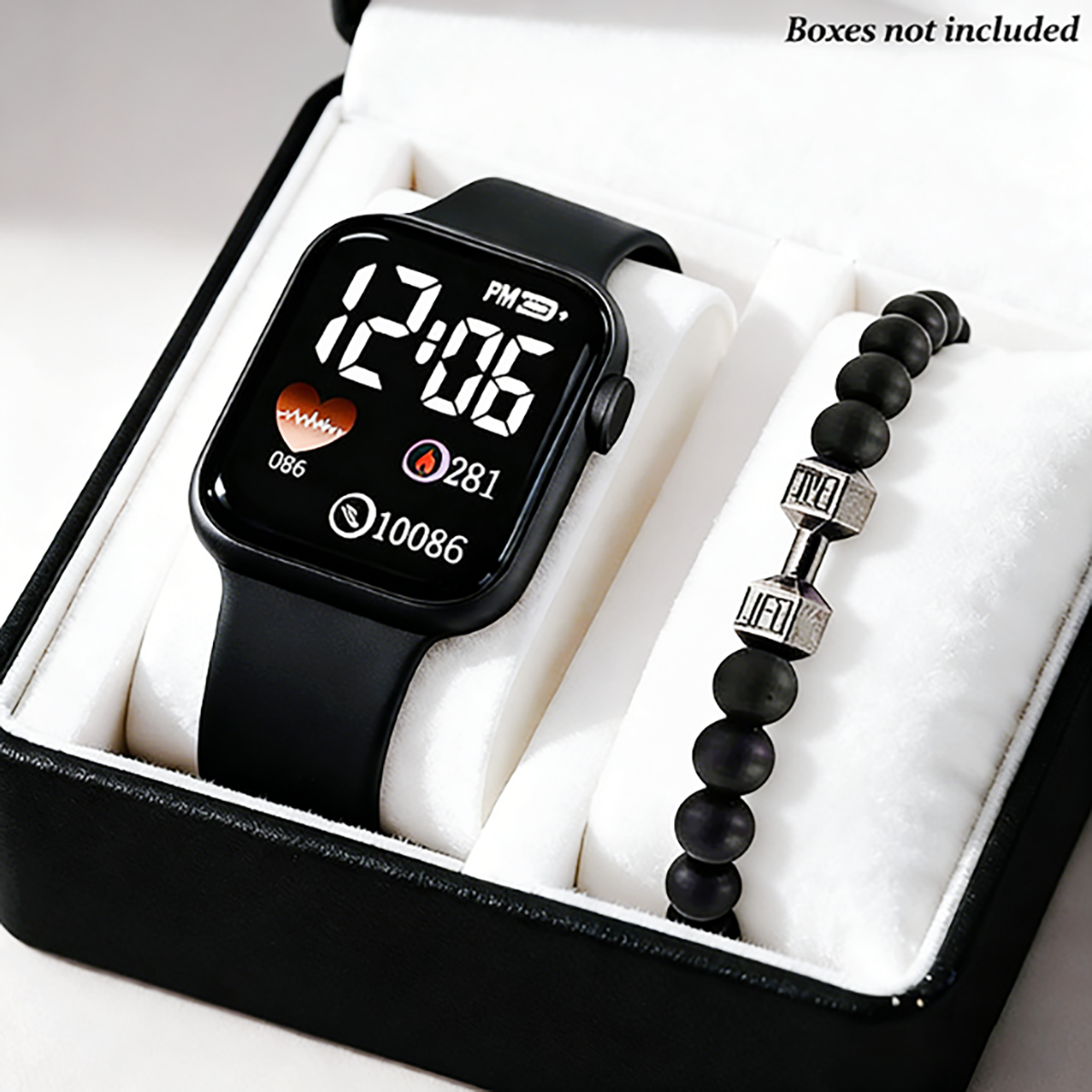 Kids Digital Sports watch for baby boy&girl Luminous Silicone Strap Unisex Fashion Set